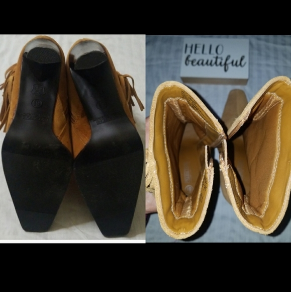 VTG Suede Fringe Boots - Picture 7 of 8